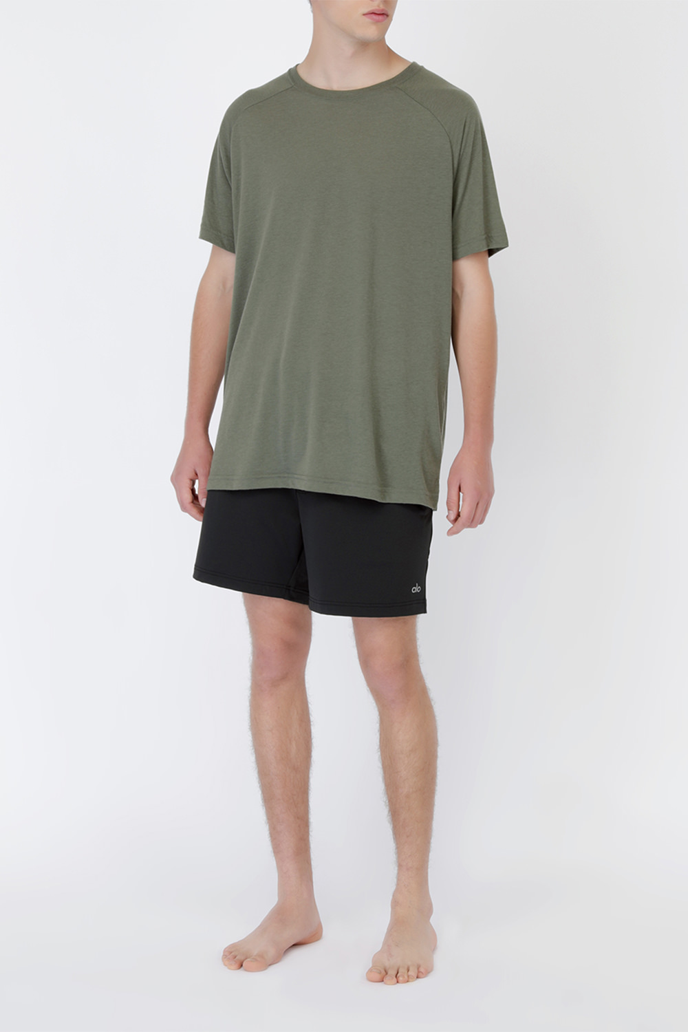 מכנסי ג'וג קצרים עם לוגו